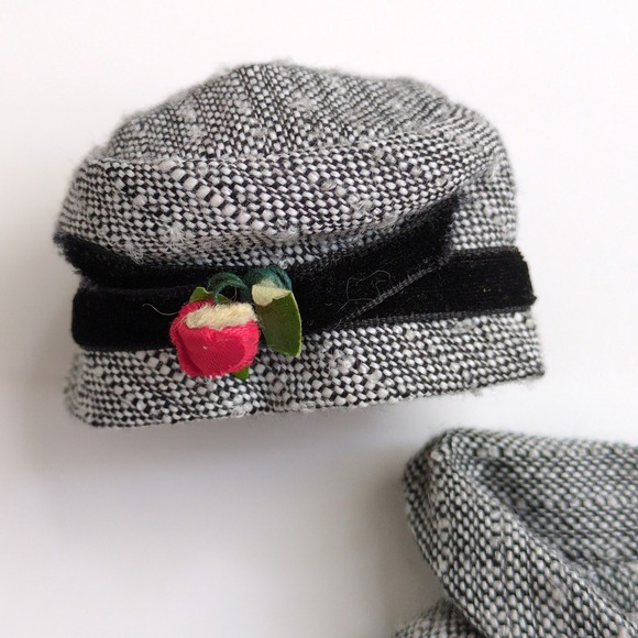 Vtg 60s Mattel Barbie Career Girl #954 Tweed Suit Outfit Black White COMPLETE - Picture 9 of 10